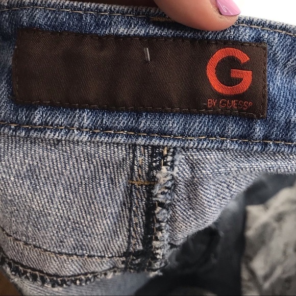 G by Guess Cotton Stretch Rolled Hem Jeans - Picture 6 of 6